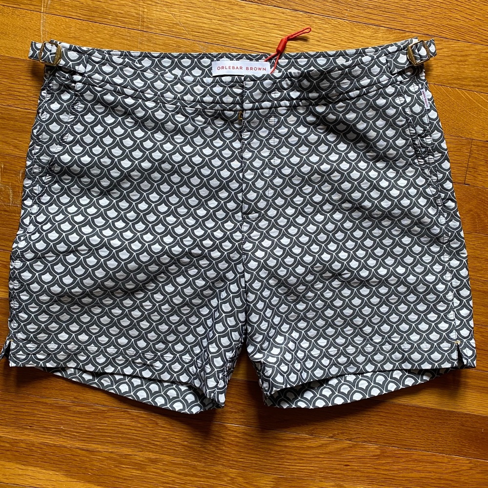 Orlebar Brown swim shorts, size 34. Style: Bulldog